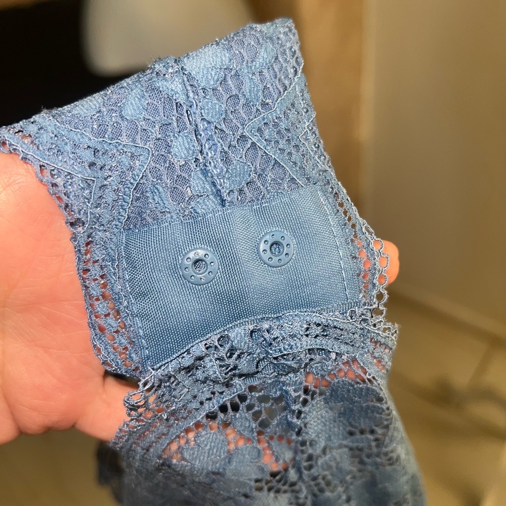 BLUE LACE BODYSUIT - Picture 6 of 6
